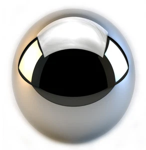 100 Qty Ninja™ Pinballs Ultra Pulido Acero Cromado GENUINO SOLO DE BALLBARON™ - Imagen 1 de 2