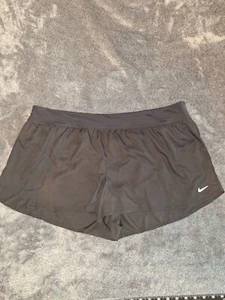 Nike Swim Board Shorts Womans 3X Black Swim Bottoms Active Athlesier - Picture 1 of 8