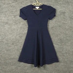 Rachel Parcell Dress Womens Extra Small Designed Short Sleeve V Neck Pullover - Picture 1 of 9