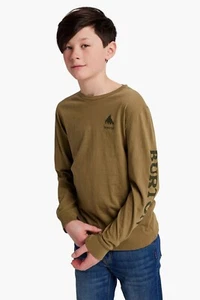 Burton Kids Elite Long Sleeve T-Shirt - Martini Olive Small - Picture 1 of 4