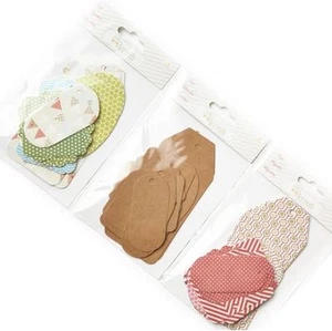 Swing Tags Decorative Shaped Paper Retro - 18 Pieces - Picture 1 of 4