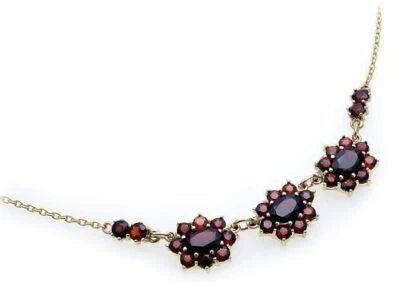 Collier M.Granato Vero Argento 925 Collana 42 CM Argento Sterling Donna - Immagine 1 di 2