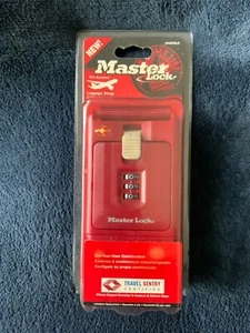 Correa de equipaje Master Lock aceptada por la TSA #4682DBL establece tu propia combinación nueva - Imagen 1 de 2