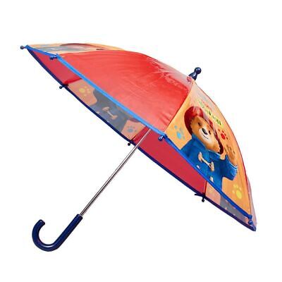 Children's Paddington Bear Manual Umbrella - Kids Parasol - Red, Blue And Orange • 14.97€