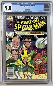 Amazing Spider-Man 337 (Marvel, 1990) CGC 9.0 WP - Picture 1 of 2