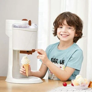 ✅Ice Cream Machine Home Mini Automatic Cone Machine DIY Fruit Ice Cream Maker - Picture 1 of 7