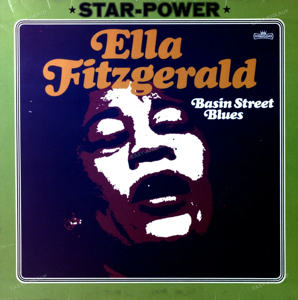 Ella Fitzgerald - Basin Street Blues LP 1976 (VG/VG) . - Image 1 of 1