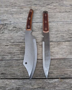 FIF CUSTOM HAND FORGED CARBON STEEL SET PROFESSIONAL THROWING PAIR WITH SHEATH - Picture 1 of 4