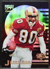 1997 Pinnacle Zenith Artist's Proof #2 JERRY RICE Insert Card