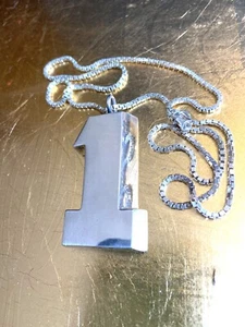 cartier sterling silver pendant. + Box - Picture 1 of 9