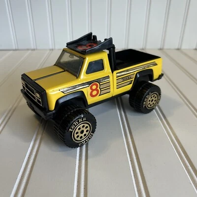 Vintage Tonka Racing Yellow 8 Pick-up Truck Steel Die-cast Toy Vehicle 1982 - Image 1 of 4