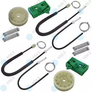 For Peugeot 306 Window Regulator Repair Kit Cable - SET - Front Left + Right - Picture 1 of 3