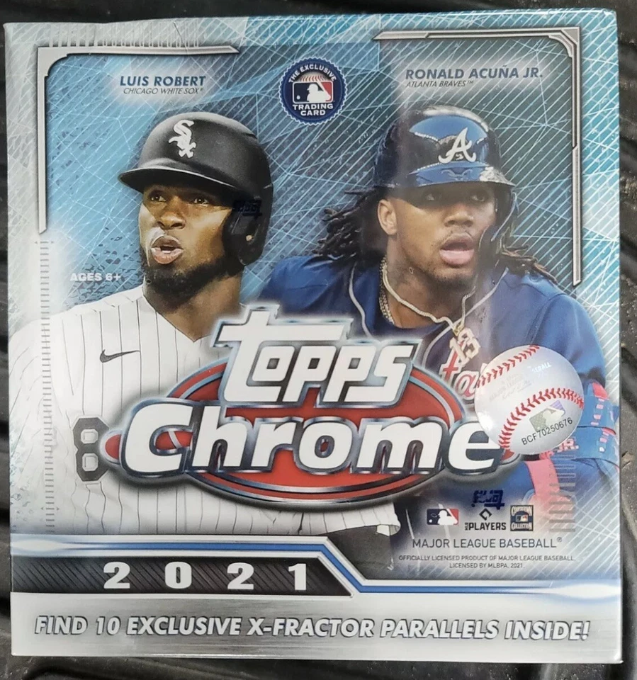 2021 Topps Chrome MLB Major League Baseball Mega Box Factory