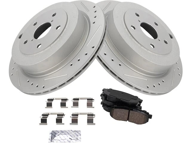 Pastilha de freio traseira e kit de rotor para 2006-2007 Subaru B9 Tribeca HY275SJ - Imagem 1 de 1