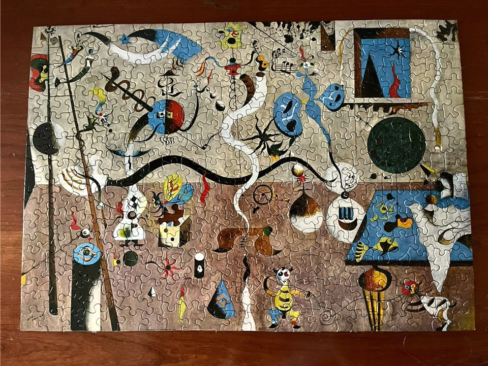 "Carnival of Harlequin" "Joan Miro" Springbok Special Edition Puzzle Box VTG '65 - Image 1 of 4