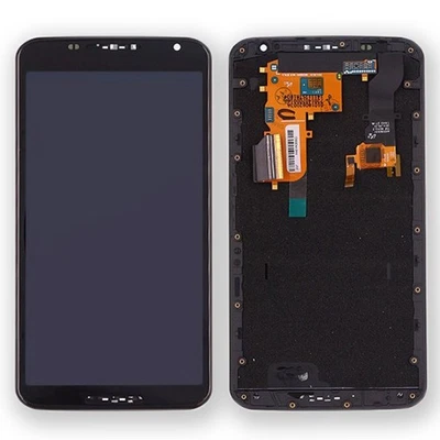 Display Full LCD Komplett mit Rahmen für Motorola Google Nexus 6 XT1100 Schwarz - Bild 1 von 2
