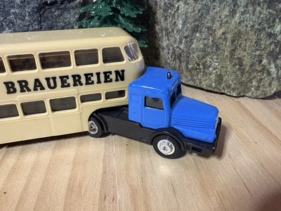 F17 Grell Sattelbus Zwickauer Brauerei Doppeldecker IFA H6 DDR Ostbus H0 - Bild 1 von 4