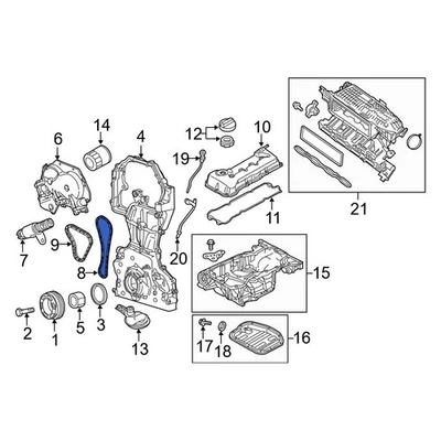 For Nissan Altima 2010-2018 Nissan 130283TA2A Engine Timing Chain — 第 1/2 张图片