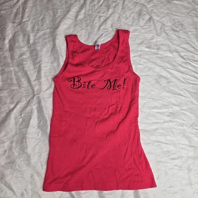 Camiseta sin mangas Bite Me Classic mujer talla mediana Black Widow Music Band 2007 rosa Foto 1 de 4