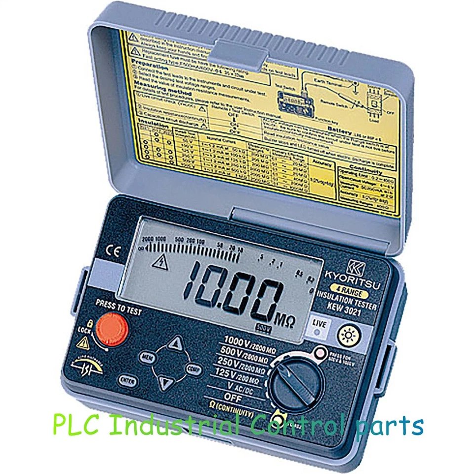 Kyoritsu KEW3021A Digital 4-Range Insulation Resistance Tester 3021 NEW - Image 1 of 1