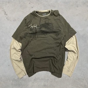 Vintage Y2K Tony Hawk Kids T Shirt Long Sleeve Size Youth Large Fits Womens XS - Picture 1 of 4