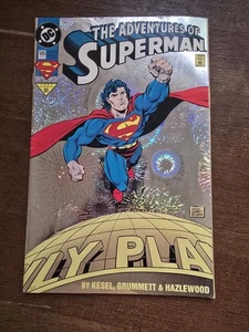 DC Comics Adventures of Superman #505 (Oct 1993) - Holo-Foil Cover - Picture 1 of 3