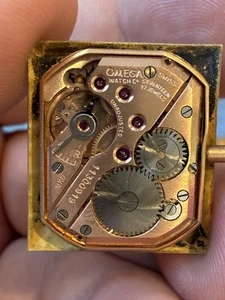 Vintage Omega 14k Gold Filled Watch Circa 1940’s Winds And Runs - VIDOE!! - Picture 1 of 21