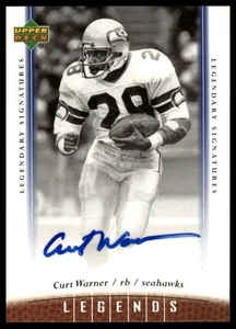 2006 Upper Deck Legends #84 Curt Warner Legendary Signatures - Picture 1 of 2