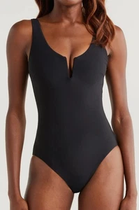 Bondi Born Verity Einteiler Badeanzug Damen Schwarz Größe L US - Bild 1 von 18