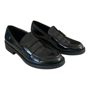 Mocasines para mujer Madden Girl Cecilly Penny negros tacón bloque talla 8M - Imagen 1 de 10