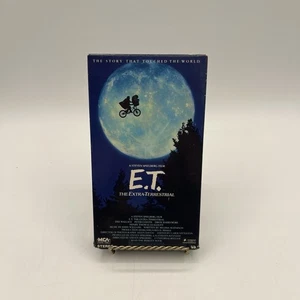 E.T. The Extra-Terrestrial (1998) Black & Green Tape w/Hologram VHS - Picture 1 of 7