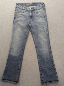 7 For All Mankind Jeans Herren 30 Blau Bootcut Medium Wash Hergestellt in den USA Denim - Bild 1 von 17
