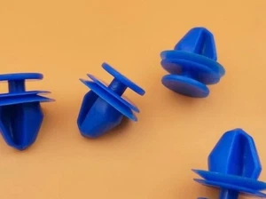 18x Verkleidung Clips Befestigung Klips Halter 10mm blau 495A - Picture 1 of 15