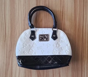 Sanrio Hello Kitty schwarz-weiß Handtasche/Schultertasche mit Riemen - Bild 1 von 3