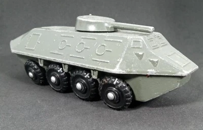 Vehículo de combate de juguete soviético para niños BTR-60 modelo anfibio militar URSS Foto 1 de 4