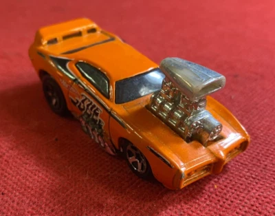 HOT WHEELS Macchinina Auto PONTIAC GTO JUDGE 1969 , Mattel (2002) 1:64 ARANCIONE - Immagine 1 di 3