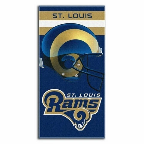 NFL St. Louis Rams Banner Beach Towel 30 x 60-Inch Cotton Cover
