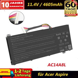 OEM AC14A8L Acer Aspire Akku V17 V15 Nitro VN7 VN7-791 VN7-791G VN7-791G-50MV  - Afbeelding 1 van 10