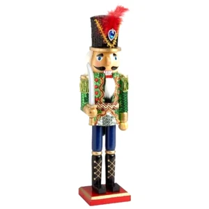 CTS CHRISTMAS WOODEN NUTCRACKER - 15" SEQUENCE SOLDIER W/ CURVED SWORD - Picture 1 of 1