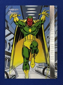 Carta Base Upper Deck 2022 Marvel Fleer Ultra Avengers #114 VISION - Foto 1 di 2