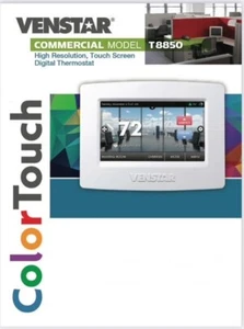 VENSTAR T8850 COMMERCIAL THERMOSTAT W/ WIFI & COLOR TOUCHSCREEN 4H 2C BRAND NEW - Picture 1 of 7