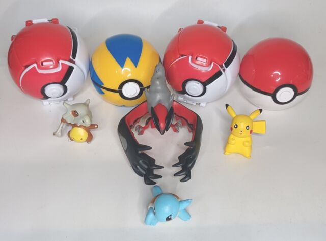 Bonecos Articulados Pokémon nas Pokeballs