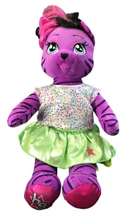 Build A Bear BAB 21"" HG Honig Mädchen Teegan lila Zebra Tiger Katze Plüsch Outfit - Bild 1 von 12