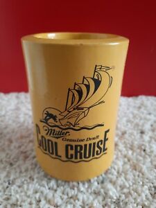 Vintage MILLER Genuine Draft Cool Cruise Koozie Cooler Can wrap Beer Coozie 