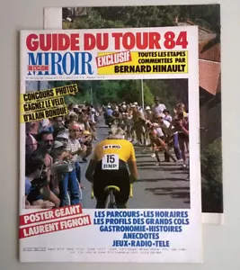 MIROIR DU CYCLISME - N°354 (Juillet 1984) - Guide du Tour 84 (avec poster Fignon - Imagen 1 de 12