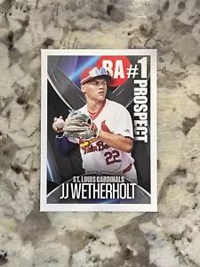 2025 Baseball America JJ Wetherholt #PR26 #1 Prospect St. Louis Cardinals - Picture 1 of 2