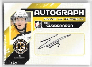 2010-11 In the Game ITG Heroes and Prospects Autographs #A-EGU Erik Gudbranson - Picture 1 of 2