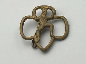 Girl Scout Scouts GS Jester Figure Pin Vintage Looks Older Wear + Finish Loss - Picture 1 of 6