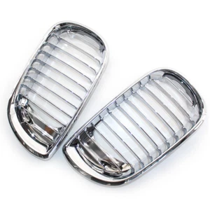 Car Front Grille (left & right) Fit For BMW 3 Series E46 4 Door Sedan 02-05 - Picture 1 of 8
