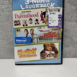 3-Movie Laugh Pack (Parenthood, Great Outdoors, Harry and the Hendersons) New - Picture 1 of 3